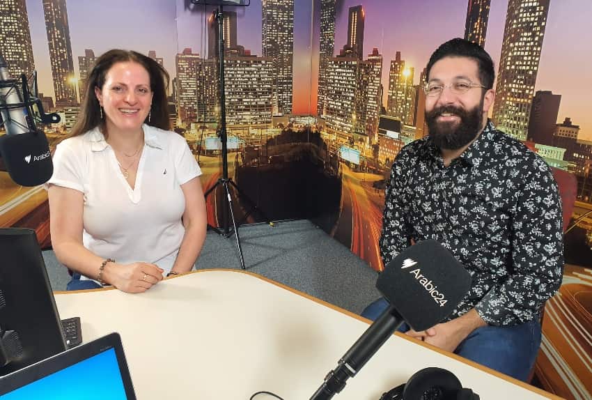 Chris Moussa a Lebanese singer and Najim Noujoum 2018