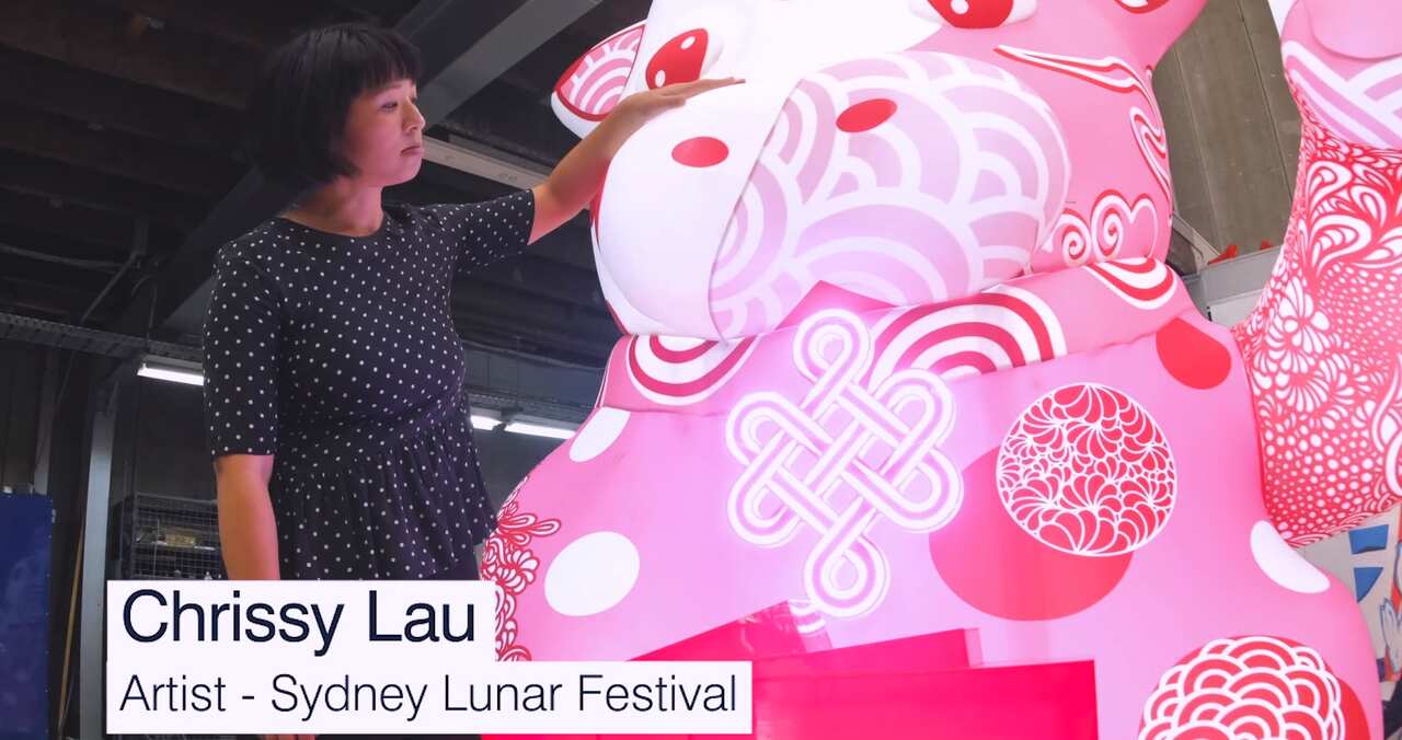 Chrissy Lau and her Waving Ox.