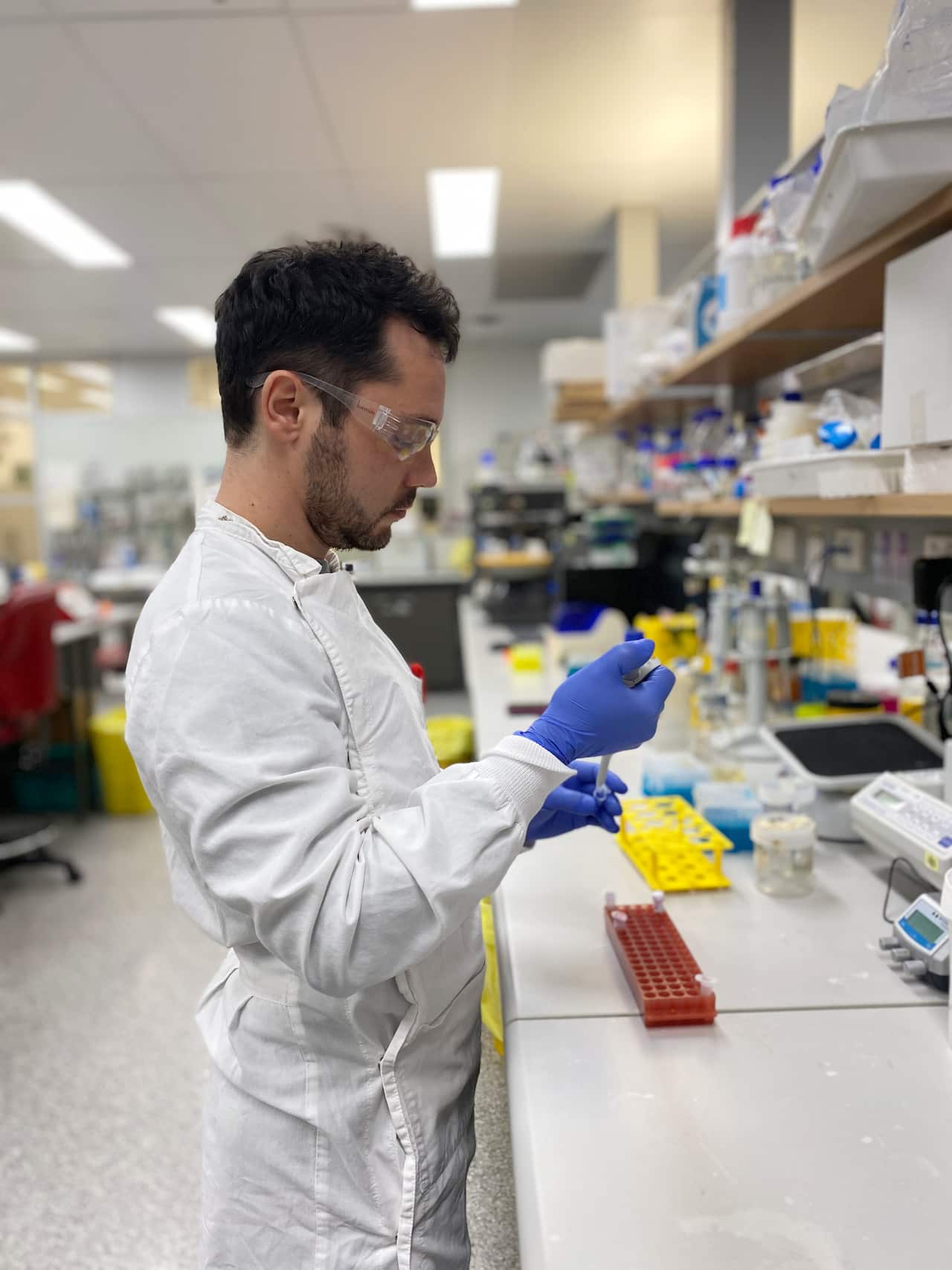 Christian Fercher human guinea pig UQ Brisbane vaccine