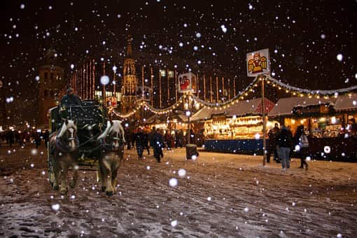 The "Christkindlesmarkt" in Nuremberg´s Old Town