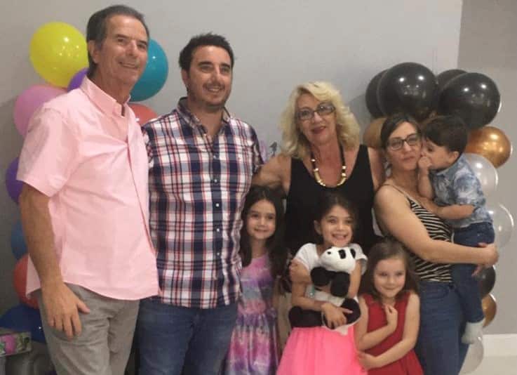 Ciro Rosati and his family