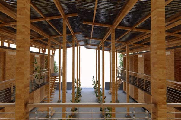 Bamboo housing