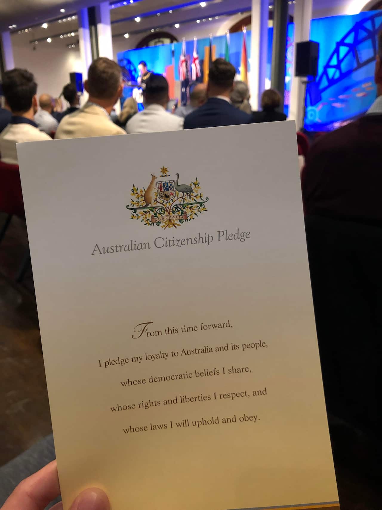 Citizenship ceremony