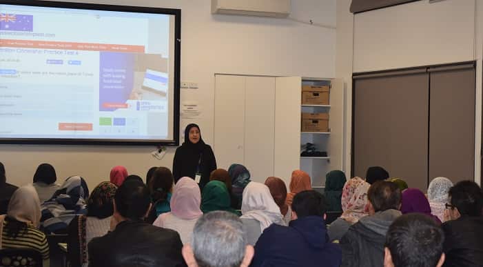 citizenship test preparation class