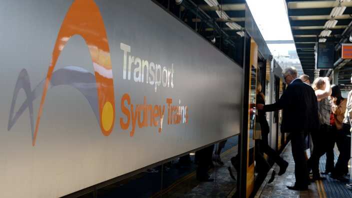 Stock images of Transport Sydney Trains and commuters at Central railway station, Sydney.
