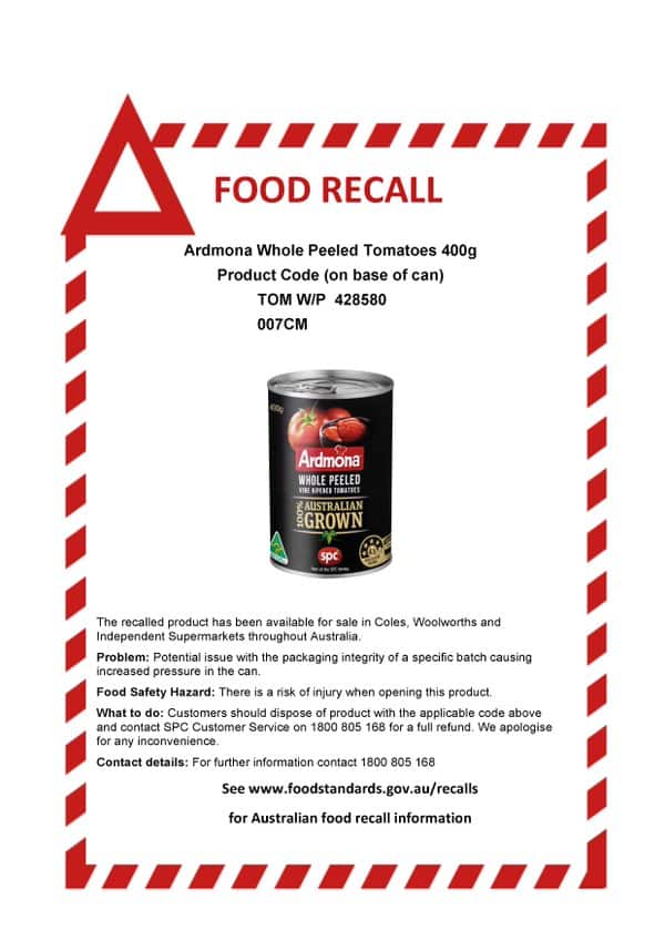 Food Recall