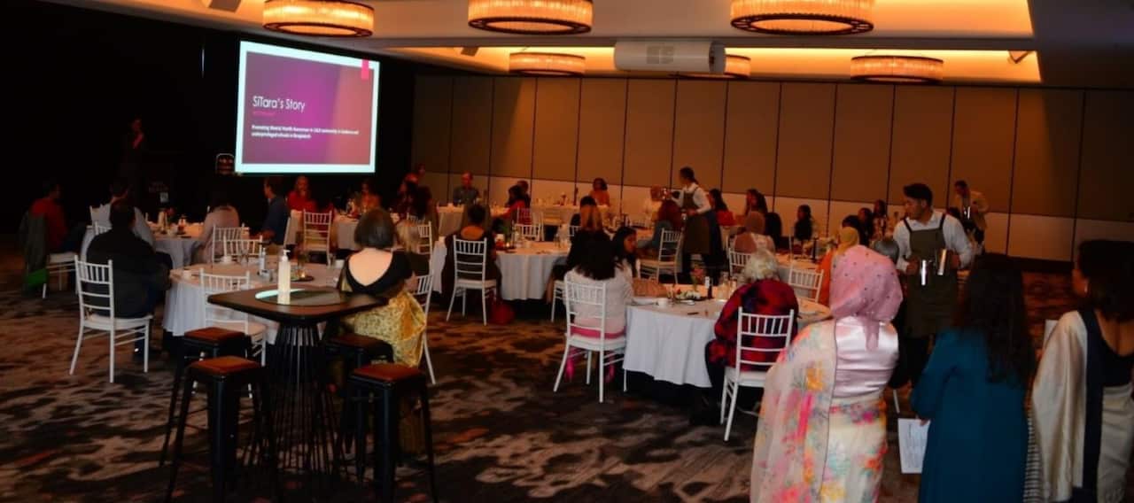 Organisers and volunteers of Sitara's Story 