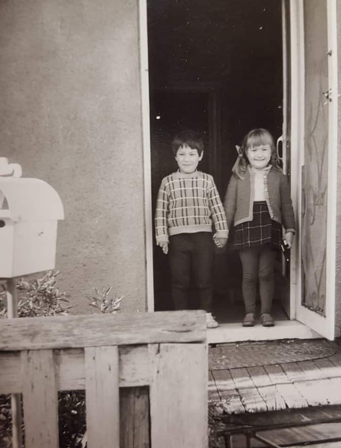 Claudia Semmler mit Geschwister