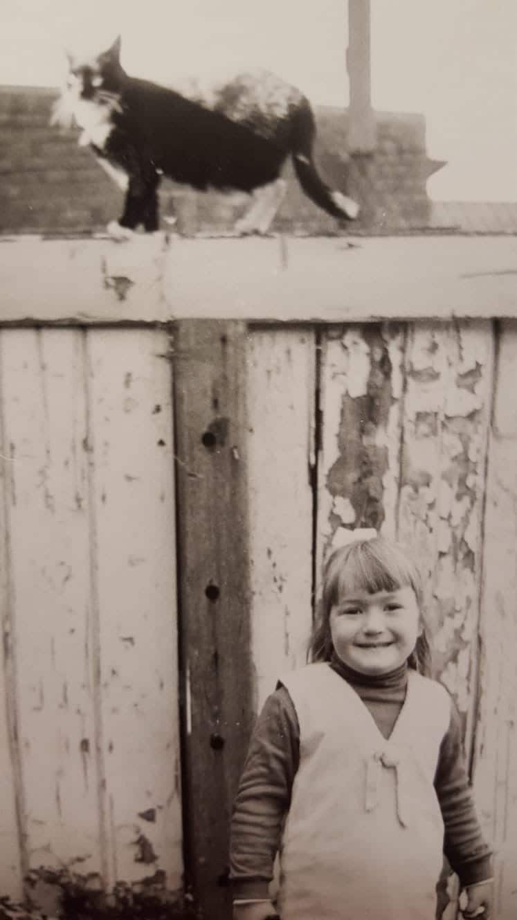 Claudia Semmler mit Katze