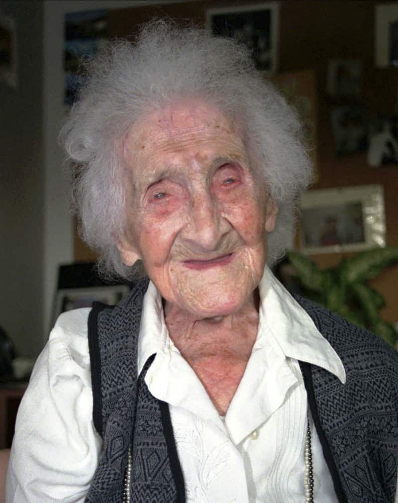 Jeanne Calment Believed to be the world's oldest person 
