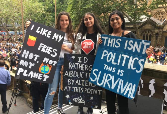 climate change protest