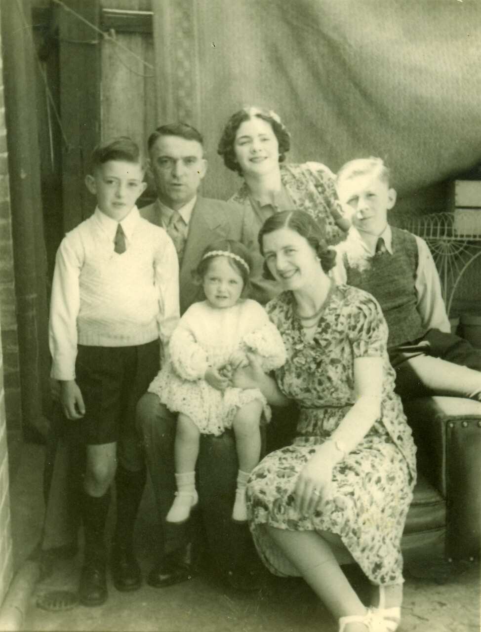 Sir James Gobbo and his family