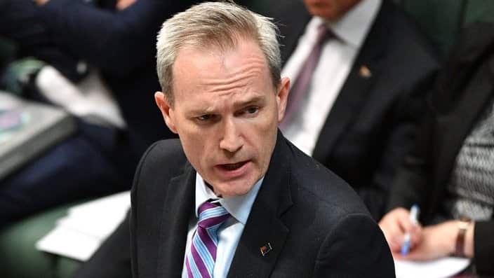 Minister for Immigration David Coleman during Question Time in the House of Representatives at Parliament House in Canberra.