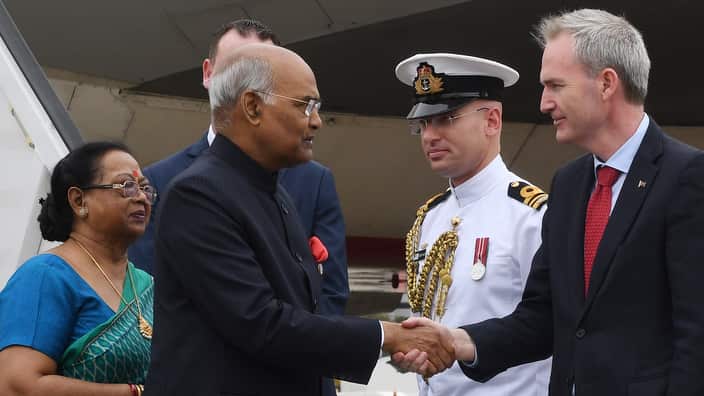 indian president visits australia