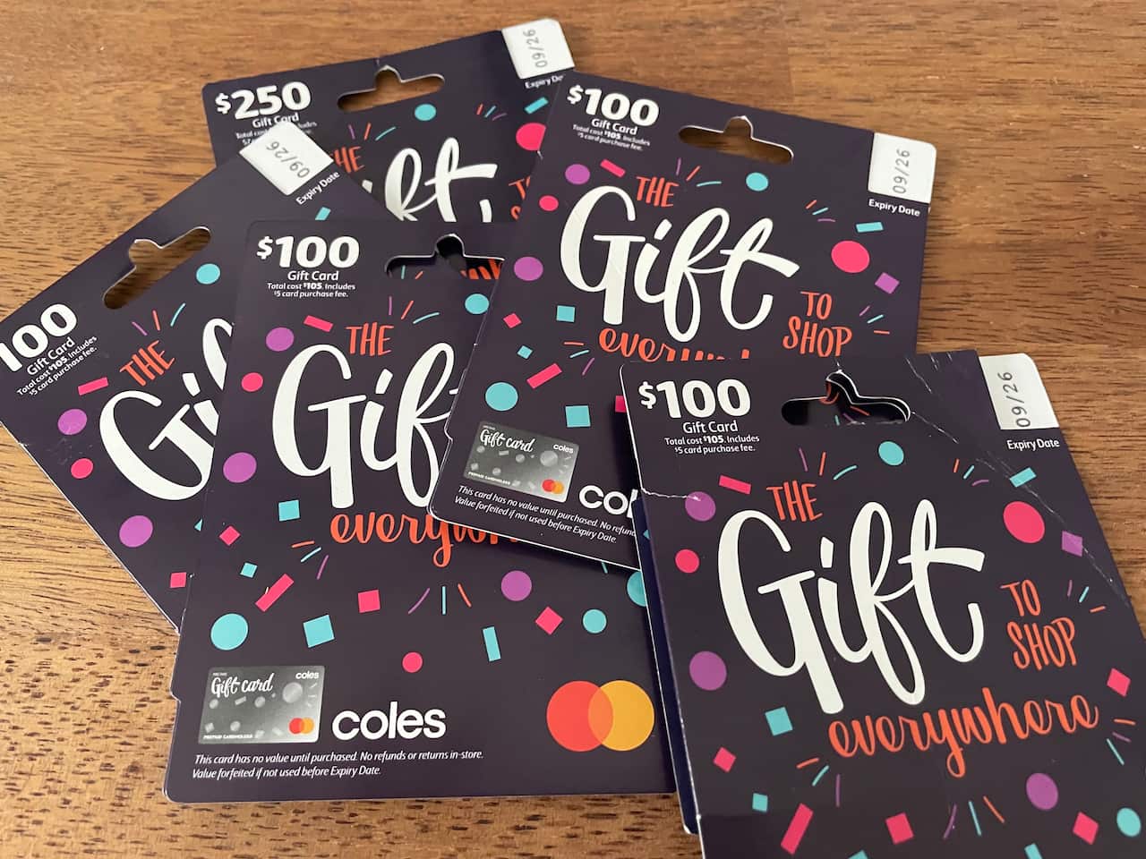 Coles Gift Cards