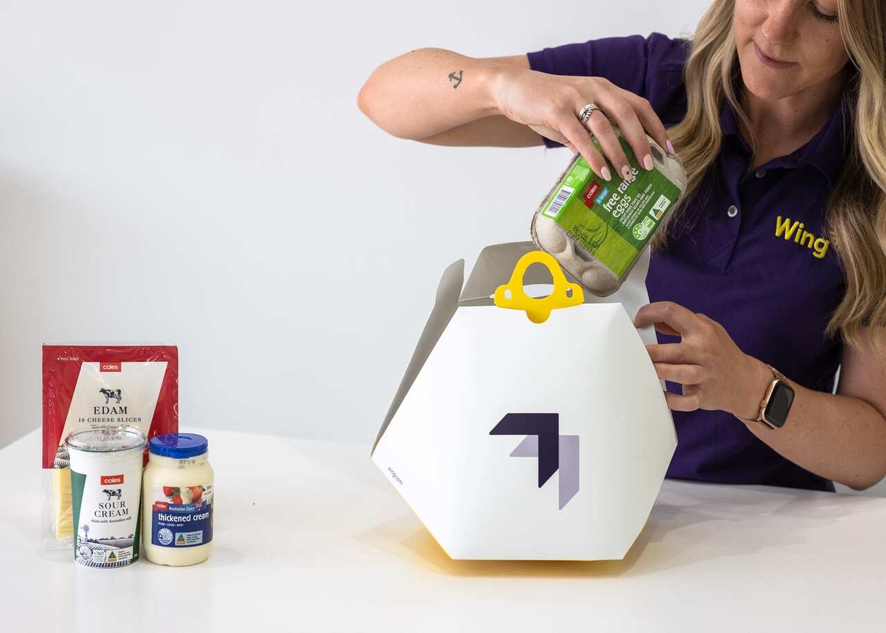 Customers can place a delivery via the Wing app available to download on the App Store or Google Play.