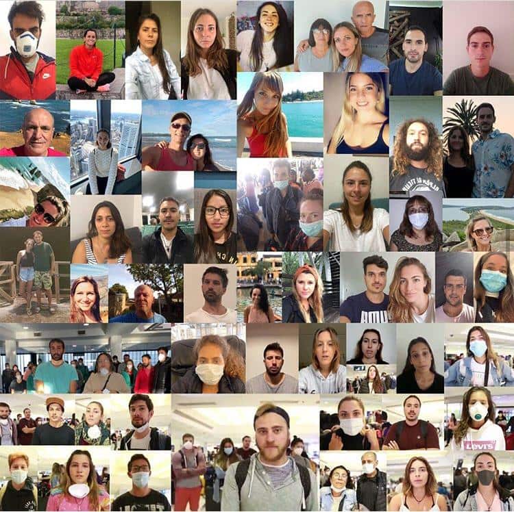 Argentinos varados en Australia.