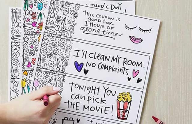 Phiếu quà tặng "handmade"