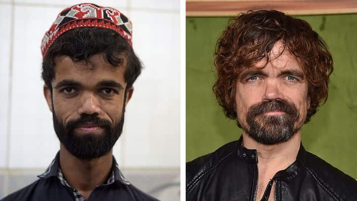 Peter Dinklage and Rozi Khan Doppelganger