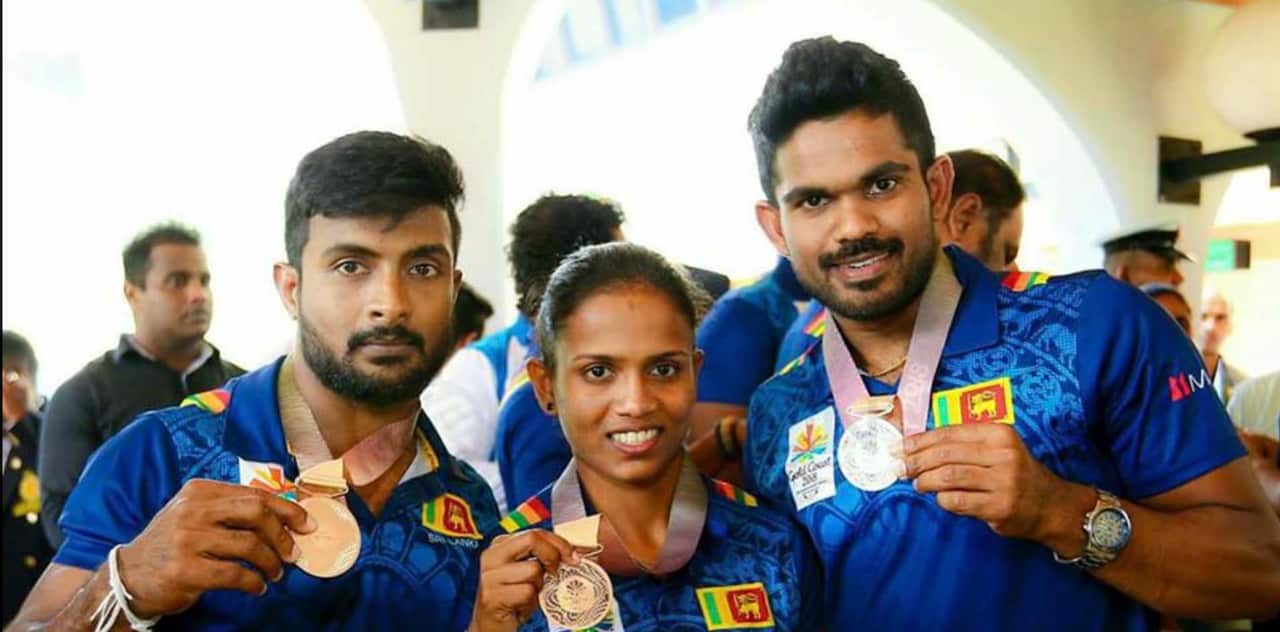Sri Lanka comm games medal winners