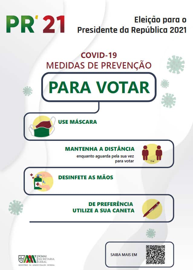 cartaz presidenciais como votar