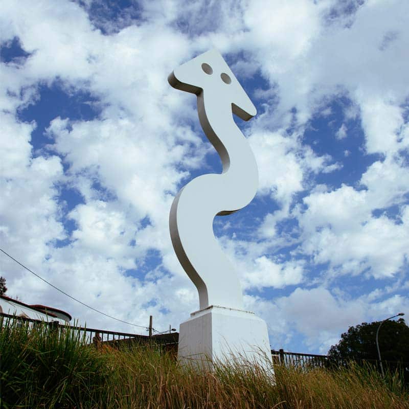 AG Public Art Serpent Drummoyne by Artist Jason Wing