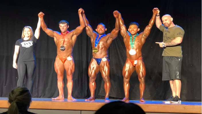 Contestants and their medals