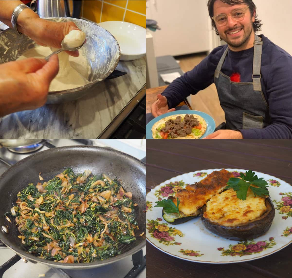 shots from cooking sessions