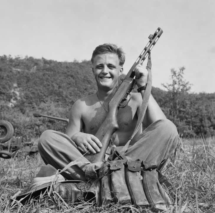 Brian Cooper served in Korea with during 1953-54.