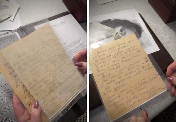 Letters from Katya's mother