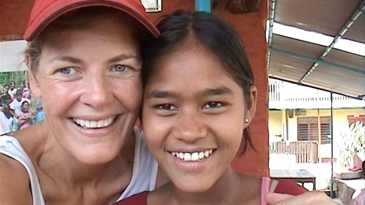 Sue Carpenter and Belmaya Nepali in Nepal in the year 2007.