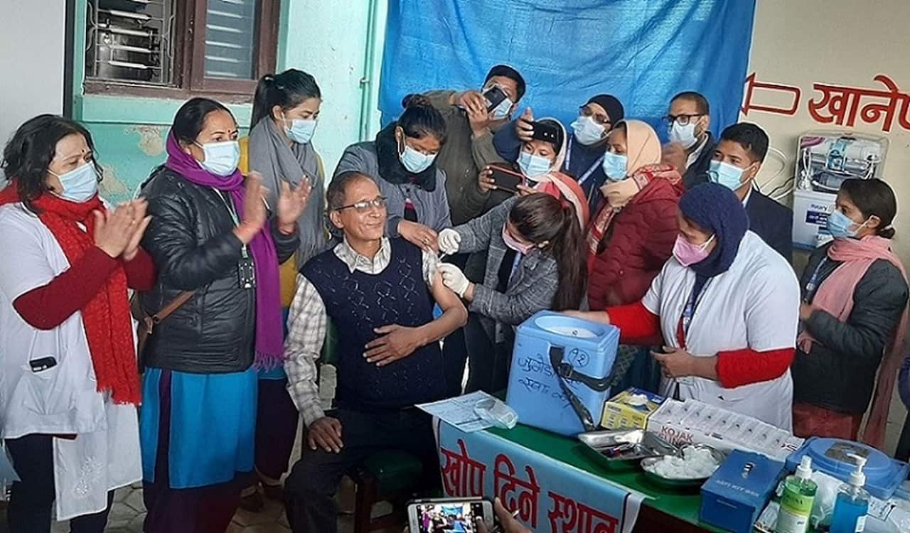 COVID-19 Vaccination given in Kailali, Nepal