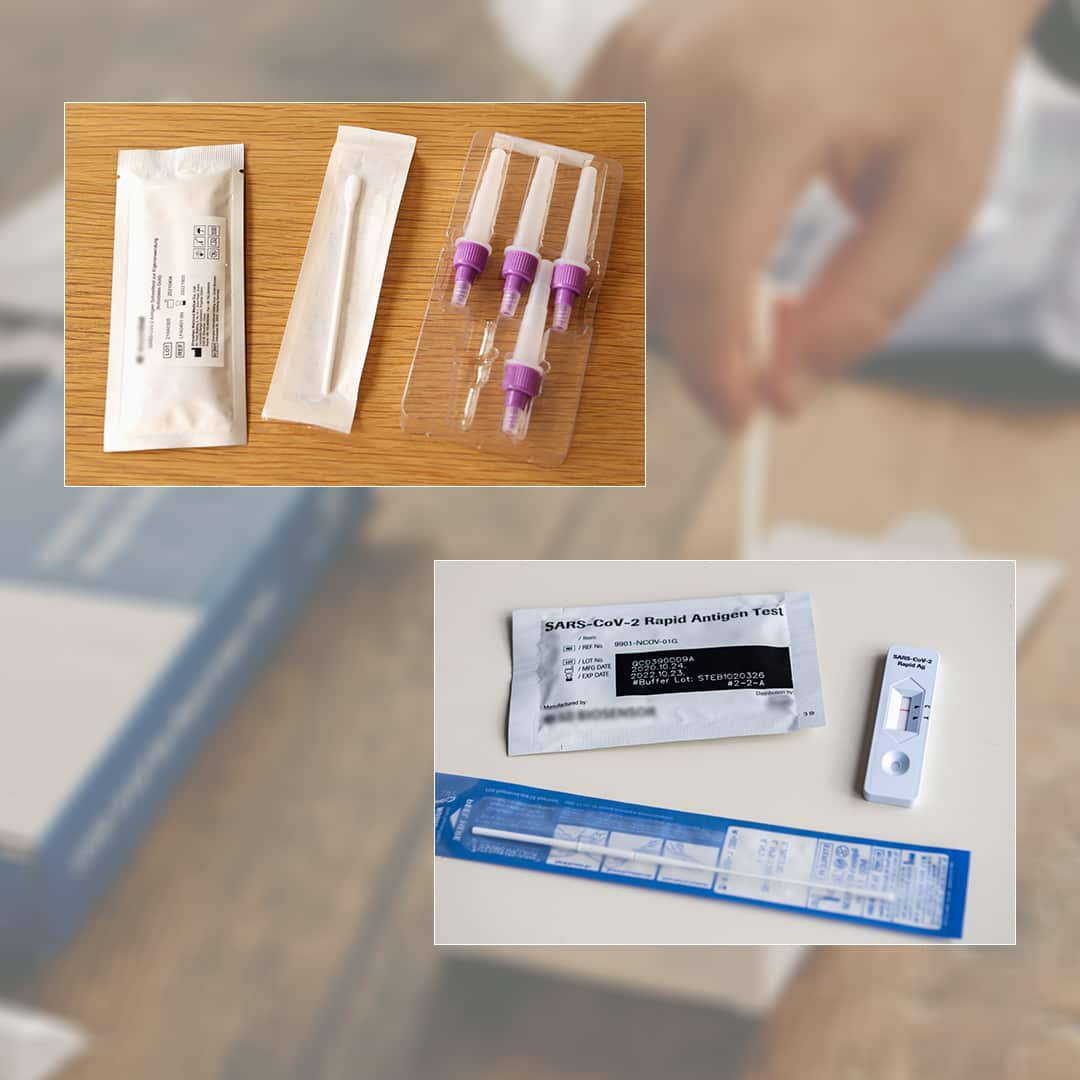 ชุดตรวจโควิดแบบทราบผลเร็วชนิดต่างๆ ที่หาซื้อได้ทั่วไปในปัจจุบัน