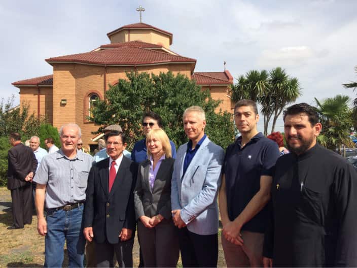 MP for Thomastown Bronwyn Halfpenny with MOCMV committee