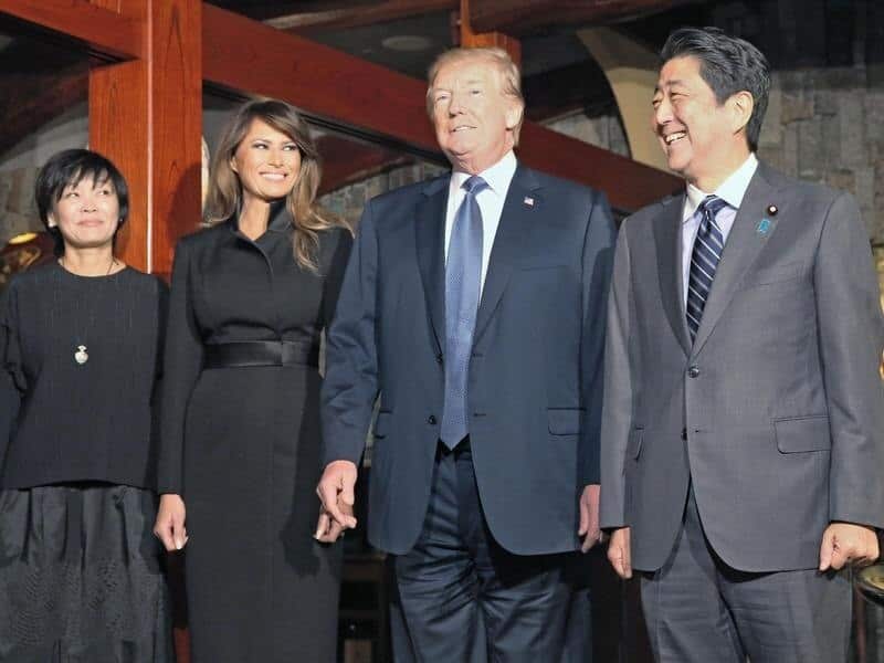 Donald Trump Shinzo Abe