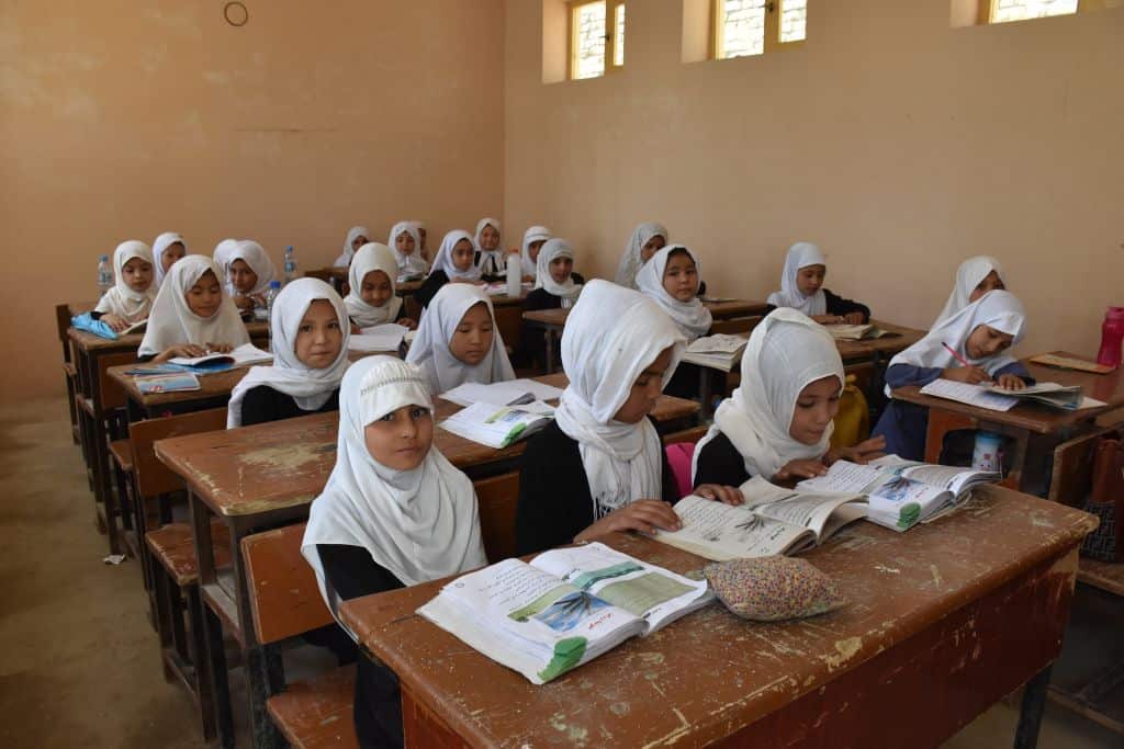 So far, the Taliban has only allowed primary-school-aged girls to attend school.