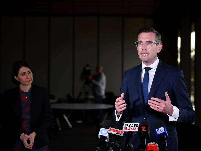 NSW Premier Gladys Berejiklian and Treasurer Dominic Perrottet.