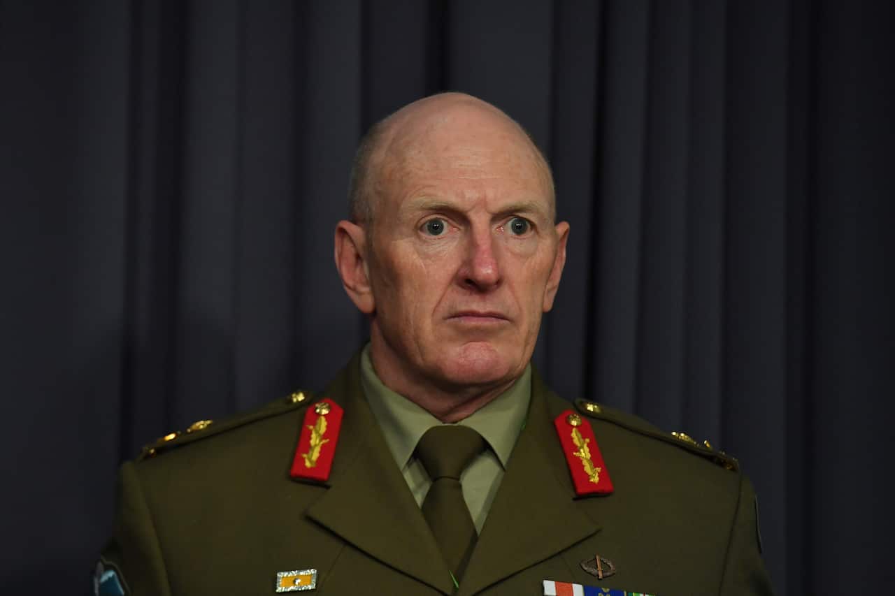COVID-19 Taskforce Commander Lieutenant General John Frewen.