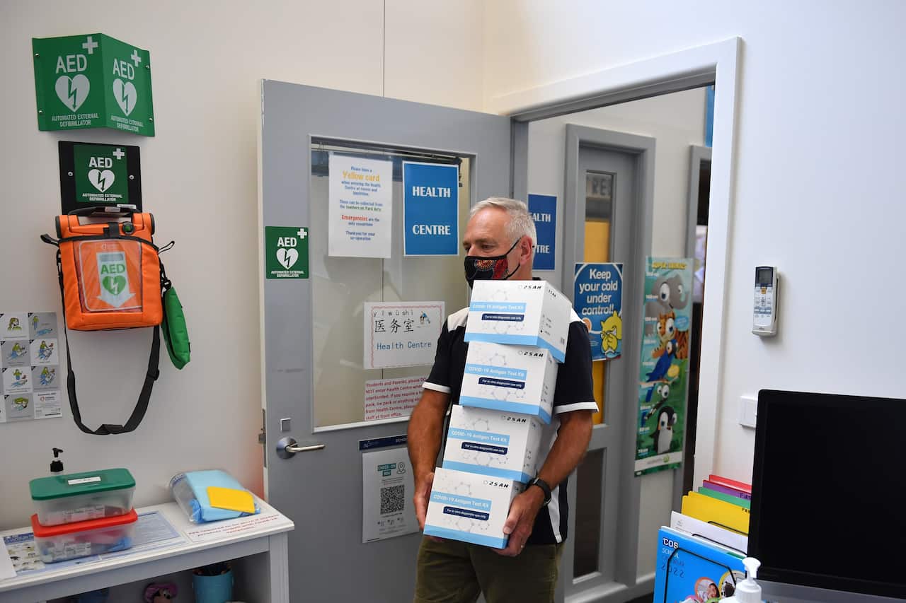 Victorian schools plough ahead with face-to-face classes in the face of high student infections under its new strategy.