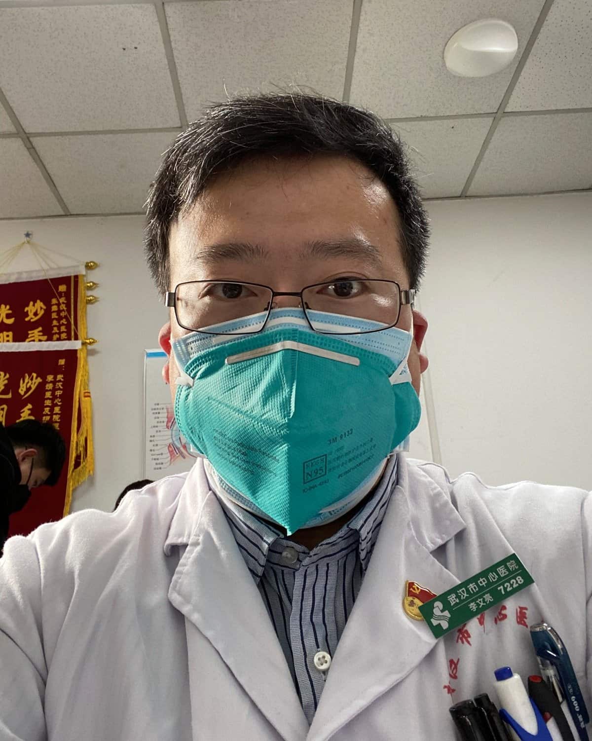 Dr Li Wenliang, the whistleblowing doctor in Wuhan who first warned of the outbreak of the coronavirus.