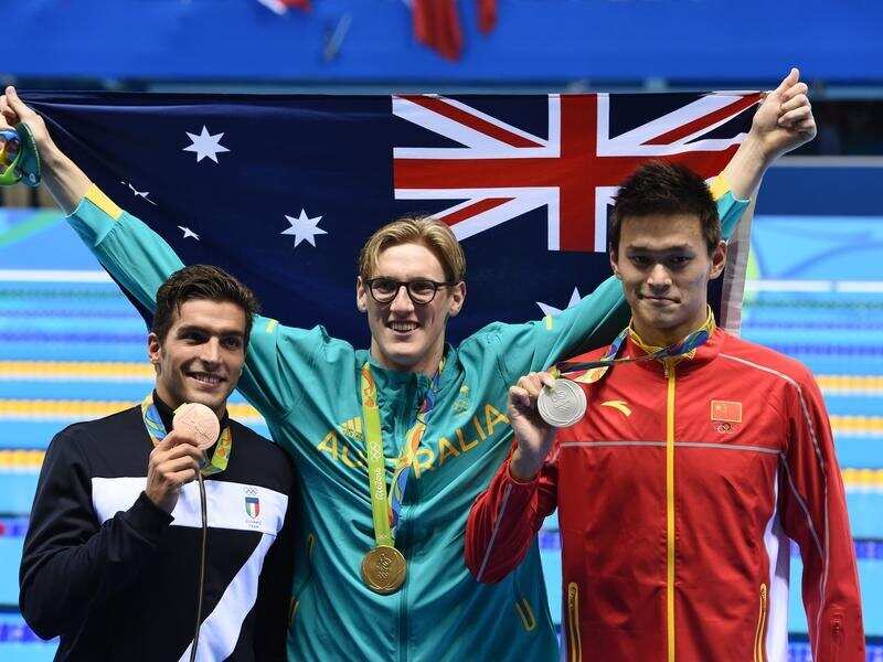 Mack Horton and Sun Yang.