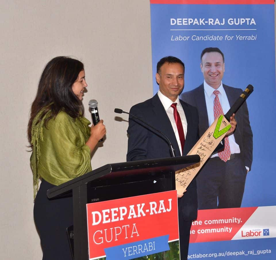 Indian Australian Deepak Raj Gupta will be member of ACT Parliament