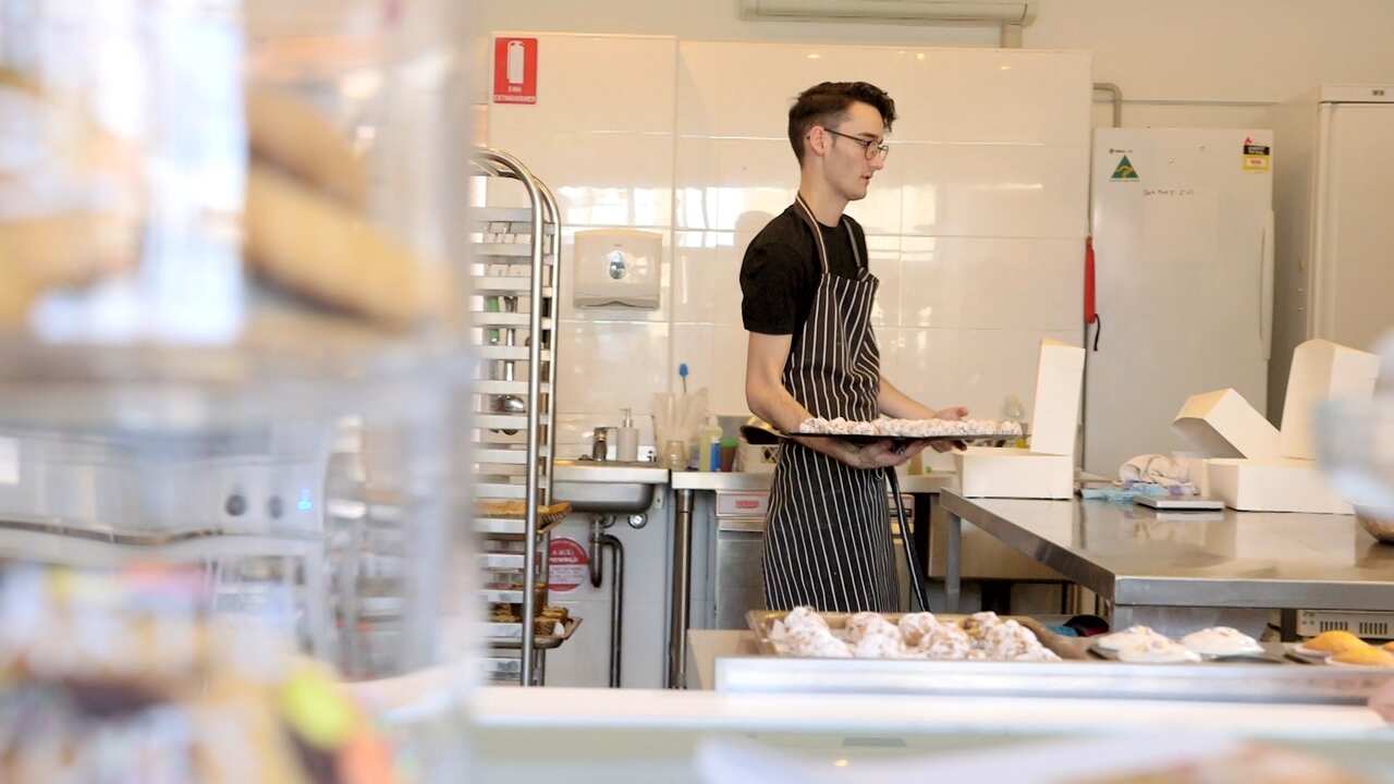 The Nutty Baker staff.