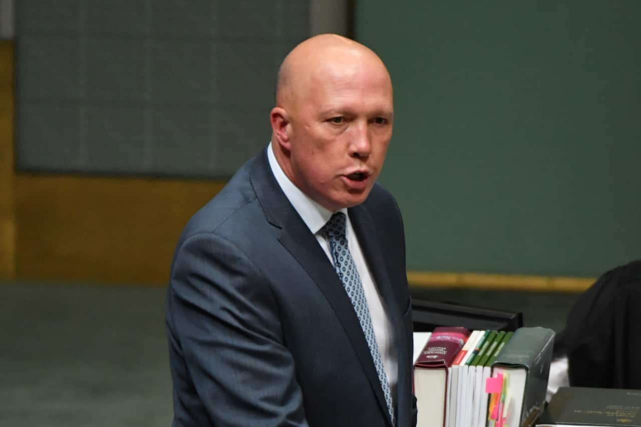Minister for Defence Peter Dutton