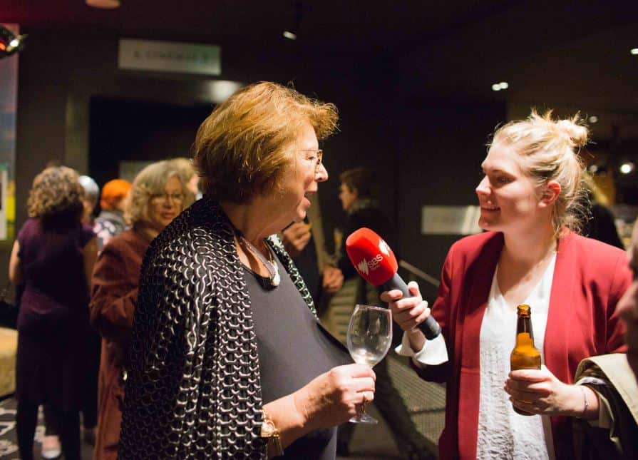 SBS-Hospitantin Anina Woratschek beim jährlichen Film Festival