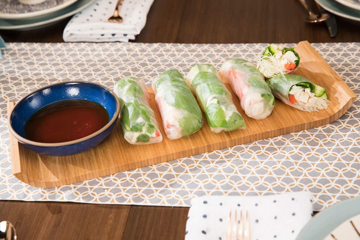 Crab summer rolls