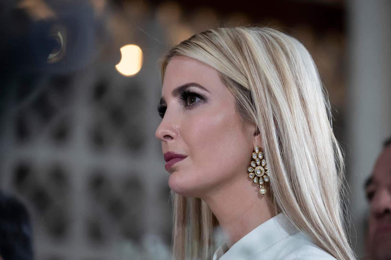Ivanka Trump is working from home after meeting with Peter Dutton last week. 