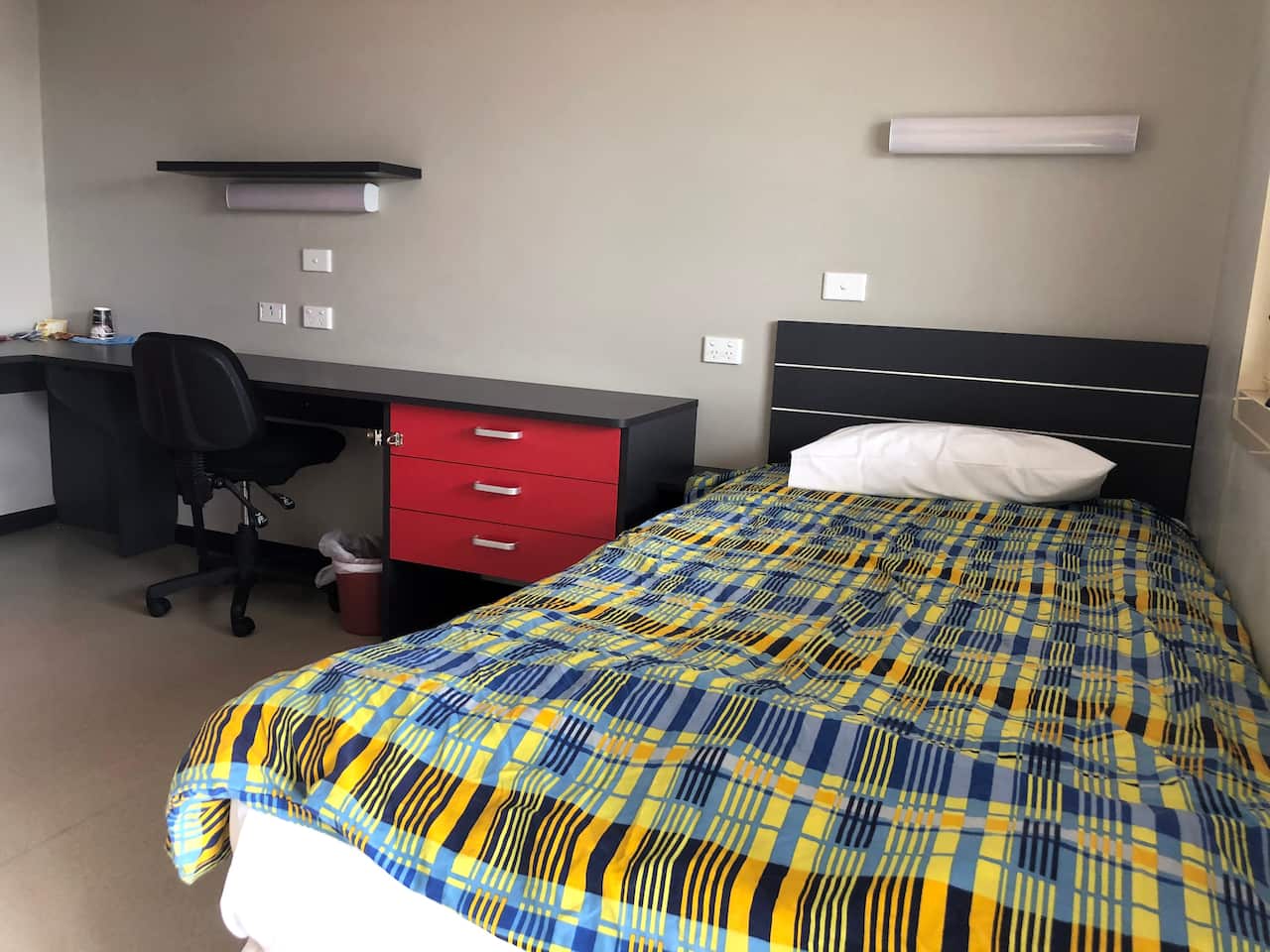 One of the rooms inside the Manigurr-ma residential village in Howard Springs.