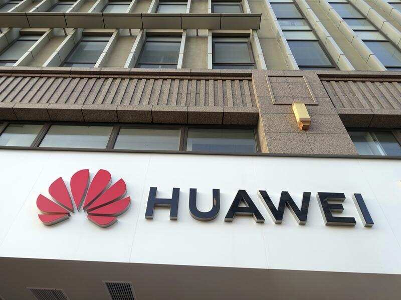 An image of the Huawei logo