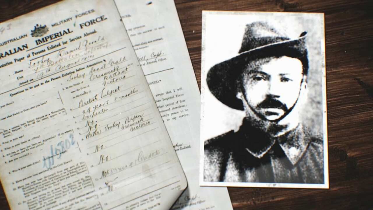 Returned serviceman Sergeant Major Daniel Toohey